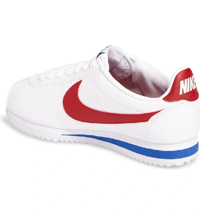 Shop Nike Classic Cortez Sneaker In White/ Varsity Red