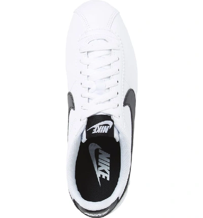 Shop Nike Classic Cortez Sneaker In White/ Black/ White