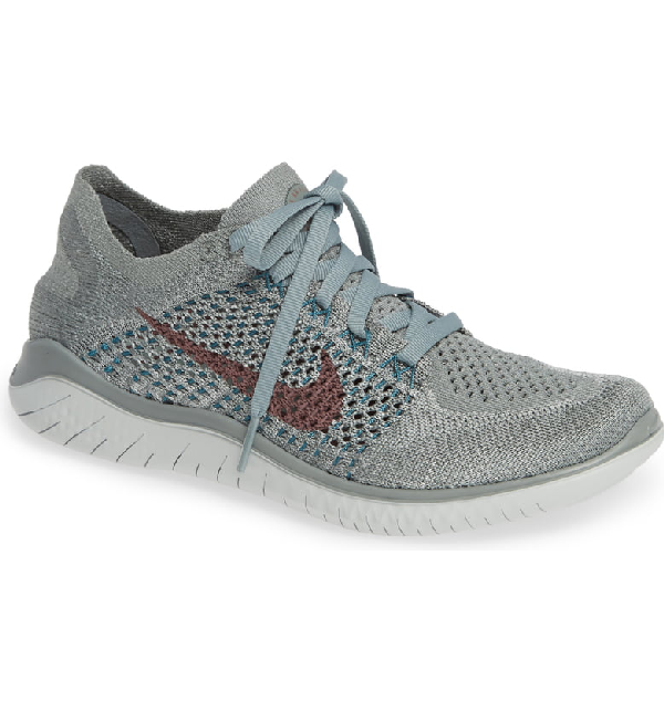 nike free flyknit womens green