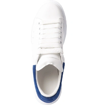Shop Alexander Mcqueen Sneaker In White/ Blue