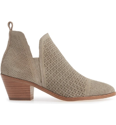 Shop Sigerson Morrison Perforated Western Bootie In Ardesia