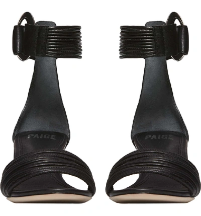 Shop Paige Ankle Strap Sandal In Black