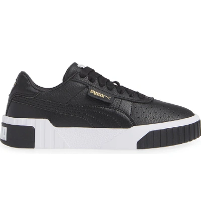 Shop Puma Cali Sneaker In  Black/  White
