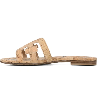 Shop Sam Edelman Bay Cutout Slide Sandal In Natural