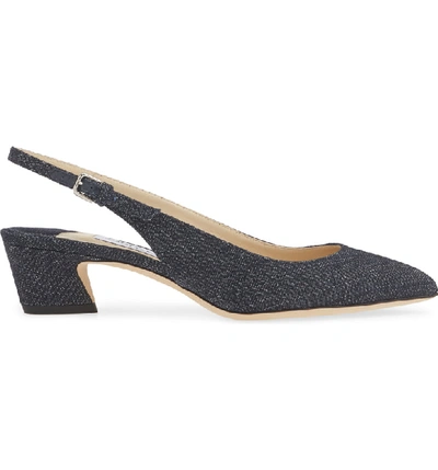 Shop Jimmy Choo Gemma Slingback Pump In Indigo Denim