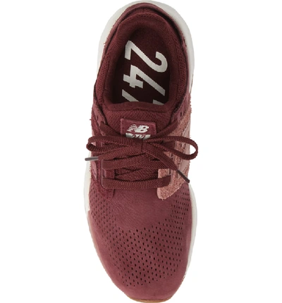 Shop New Balance Sport Style 247 Sneaker In Burgundy
