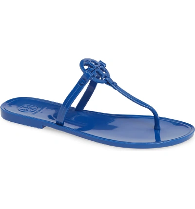 Tory Burch Women's Mini Miller Thong Sandals In Bondi Blue | ModeSens
