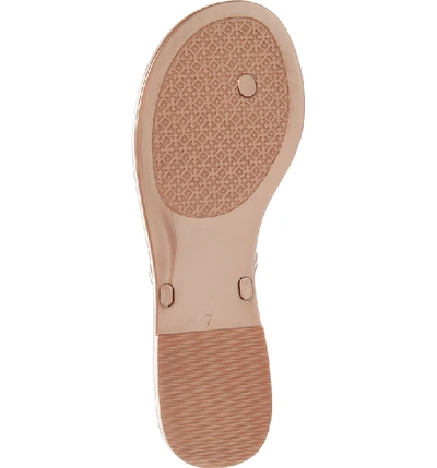 Shop Tory Burch 'mini Miller' Flat Sandal In Rose Gold