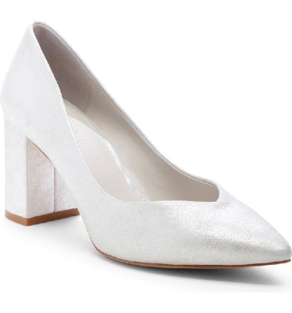 saffy block heel pump