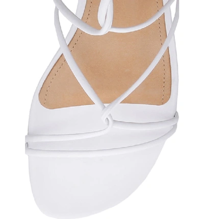 Shop Schutz Fabia Strappy Sandal In White Leather