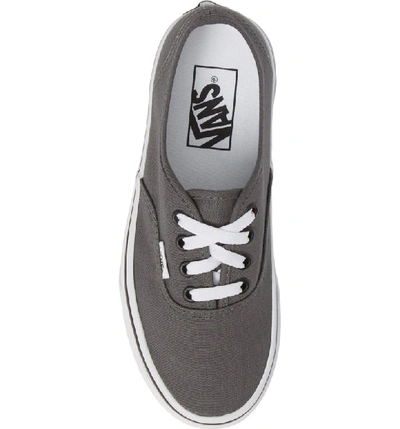 Shop Vans 'authentic' Sneaker In Pewter/black