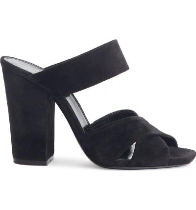 Shop Saint Laurent Jodie Sandal In Black Suede