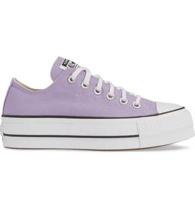 Shop Converse Chuck Taylor All Star Platform Sneaker In Washed Lilac/ Black/ White