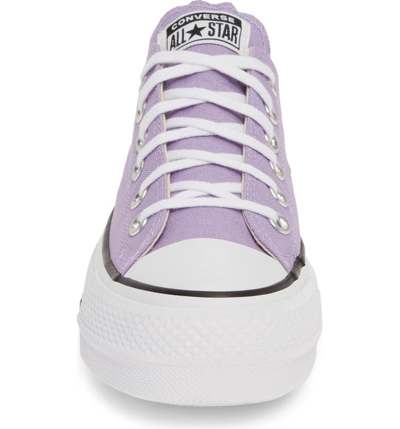 Shop Converse Chuck Taylor All Star Platform Sneaker In Washed Lilac/ Black/ White