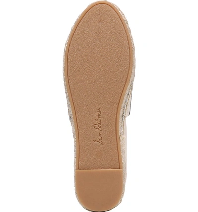 Shop Sam Edelman Khloe Espadrille Flat In Modern Ivory Leather