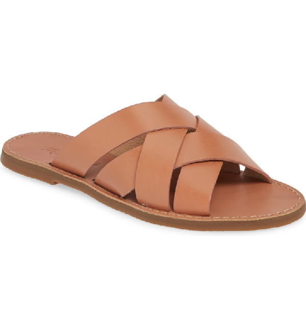 the boardwalk woven slide sandal