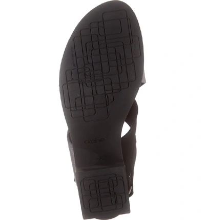 Shop Arche Vayest Crisscross Sandal In Noir/ Iron/ Paradis Leather
