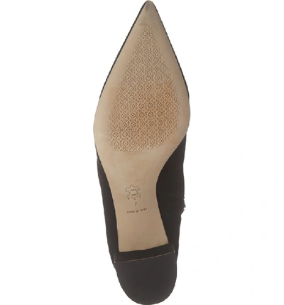 Shop Tory Burch Penelope Pointy Toe Bootie In Perfect Black/ Perfect Black