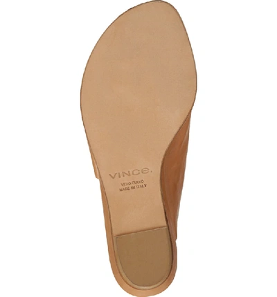 Shop Vince Duvall Asymmetrical Wedge Sandal In Almond