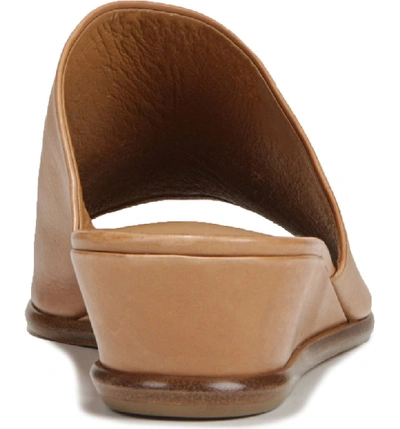 Shop Vince Duvall Asymmetrical Wedge Sandal In Almond