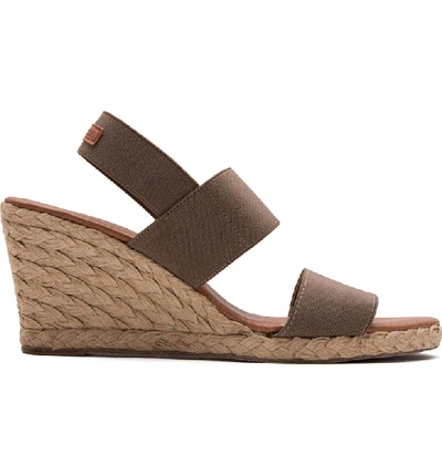 Shop Andre Assous Allison Wedge Sandal In Taupe