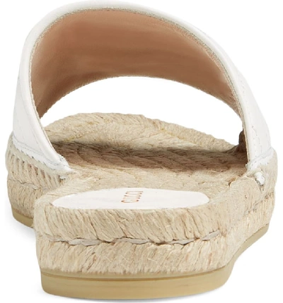 Shop Gucci Pilar Gg Matelasse Espadrille Slide Sandal In Great White