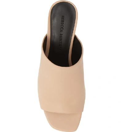 Shop Rebecca Minkoff Aceline Slide Sandal In Rosewood Leather
