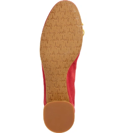 Shop Amalfi By Rangoni Roncade Bow Pump In Red/ Yellow Suede