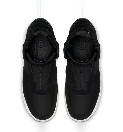 Shop Nike Air Force 1 Rebel Xx Premium High Top Sneaker In Black/ Black/ Sail