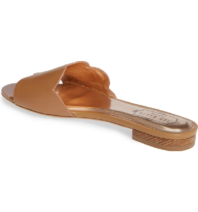 Shop Ted Baker Rhaill Slide Sandal In Tan Leather