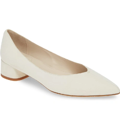 Shop Amalfi By Rangoni Ardea Pump In Bone Suede