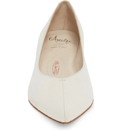 Shop Amalfi By Rangoni Ardea Pump In Bone Suede