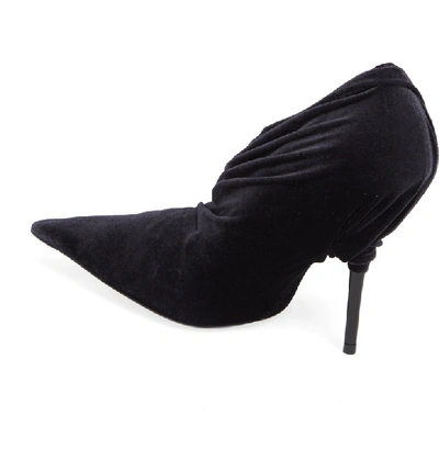 Shop Balenciaga Pointy Wrap Pump In Black