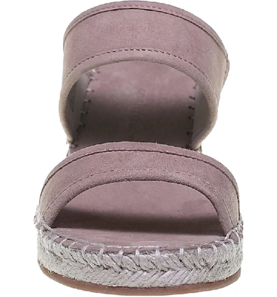 Shop Cupcakes And Cashmere Nalene Wedge Sandal In Birch Suede