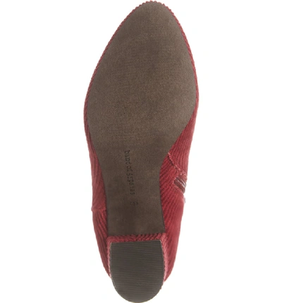 Shop Band Of Gypsies Andrea Bootie In Red Corduroy