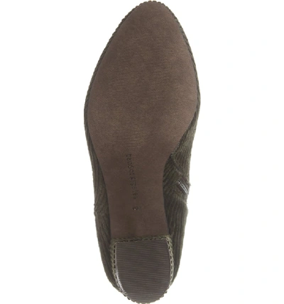 Shop Band Of Gypsies Andrea Bootie In Forest Green Corduroy