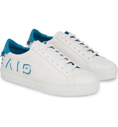 Shop Givenchy Urban Street Logo Sneaker In White/ Blue