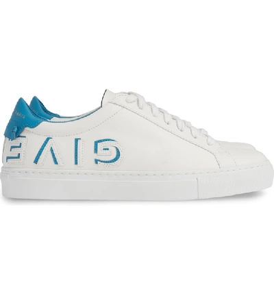 Shop Givenchy Urban Street Logo Sneaker In White/ Blue