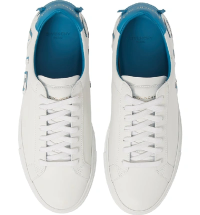 Shop Givenchy Urban Street Logo Sneaker In White/ Blue