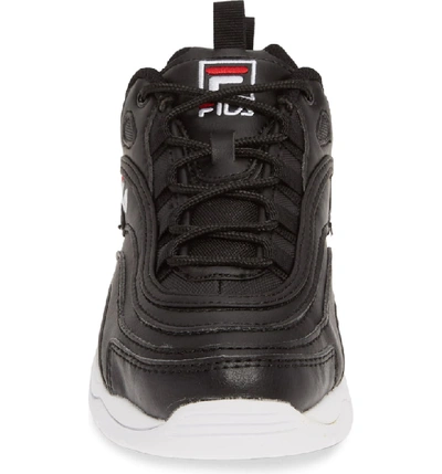 Shop Fila Ray Sneaker In Black/ Red/ White