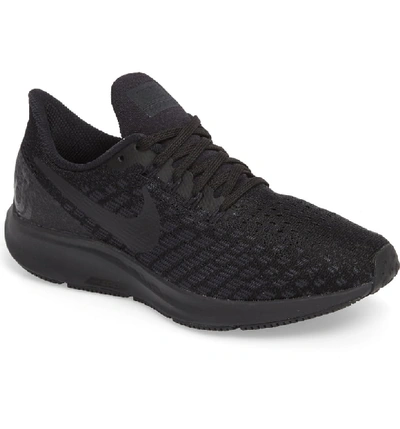 Shop Nike Air Zoom Pegasus 35 Running Shoe In Black/ Oil Grey/ White