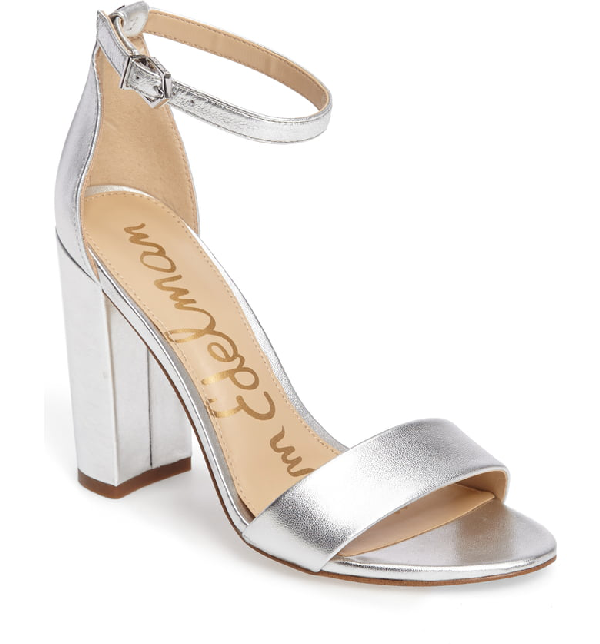 sam edelman silver sandals