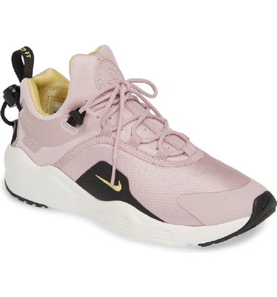 Nike Women's Air Huarache City Move Low Top Sneakers In Plum Chalk/ Celery/  Black | ModeSens