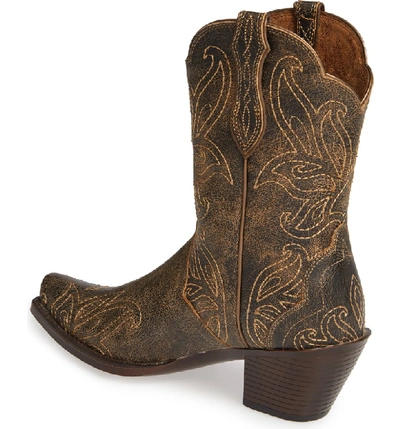 Shop Ariat Bellatrix Western Boot In Rock Ridge Leather
