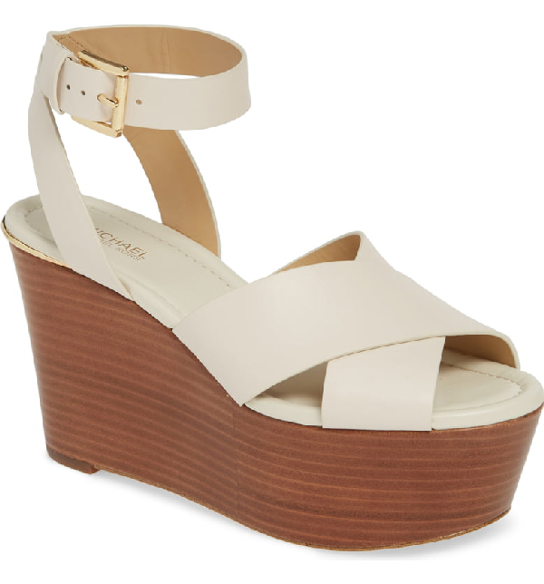 abbott leather wedge