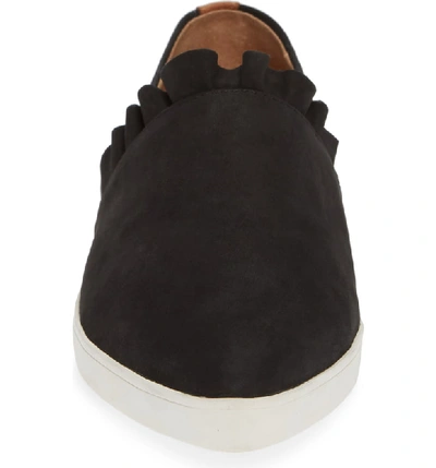 Shop Gentle Souls Avery Slip-on Sneaker In Black Nubuck