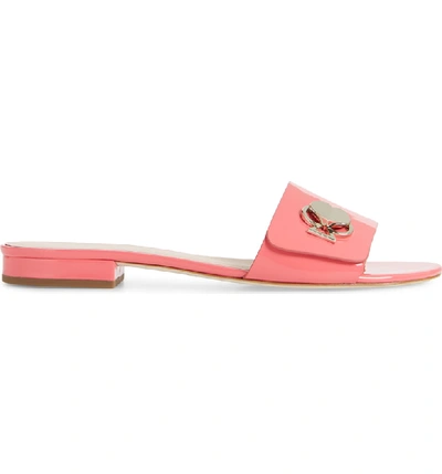 Shop Kate Spade Ferry Slide Sandal In Perfect Peony