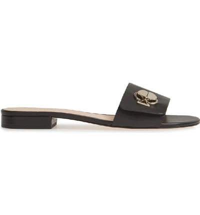 Shop Kate Spade Ferry Slide Sandal In Black