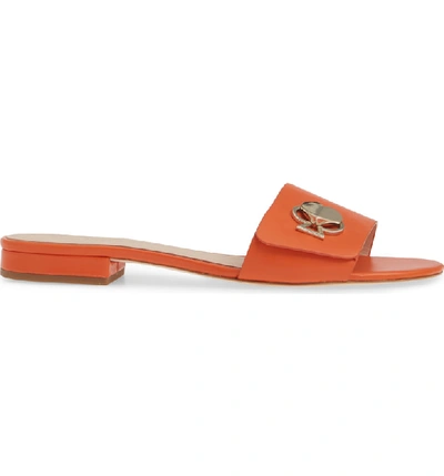 Shop Kate Spade Ferry Slide Sandal In Juicy Orange