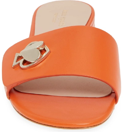 Shop Kate Spade Ferry Slide Sandal In Juicy Orange